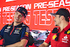 TEST BAHRAIN, (L to R): Max Verstappen (NLD) Red Bull Racing e Charles Leclerc (MON) Ferrari in the FIA Press Conference.
25.02.2023. Formula 1 Testing, Sakhir, Bahrain, Day Three.
- www.xpbimages.com, EMail: requests@xpbimages.com © Copyright: Bearne / XPB Images